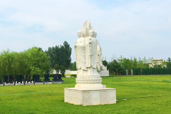 涿州仙居园公墓景观图