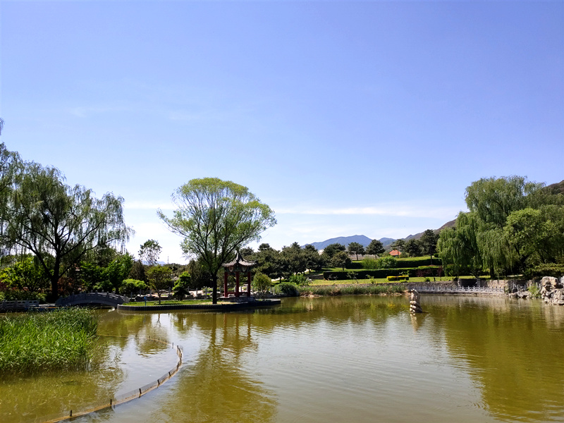天寿陵园水系景观