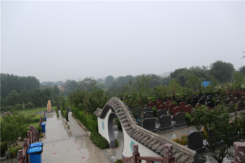 北京静安墓园景观图