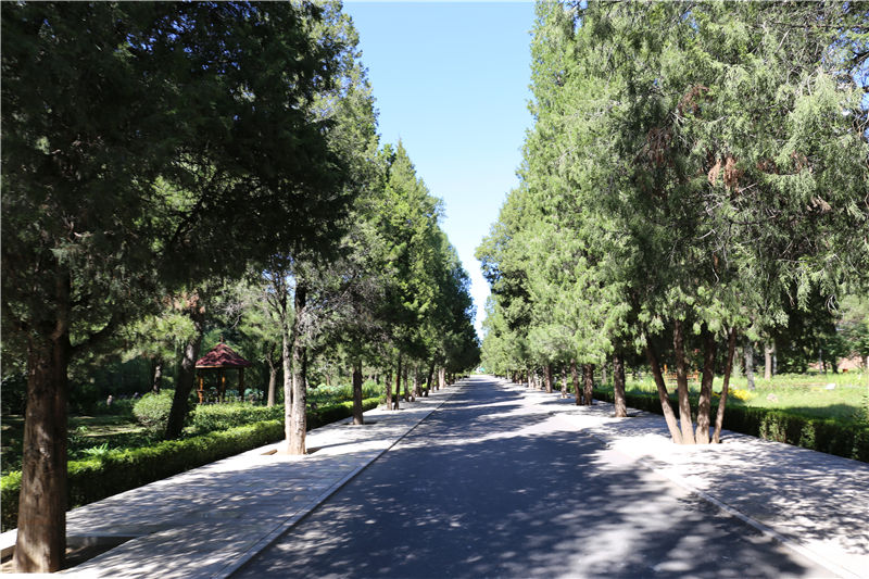 北京墓地景观图图片