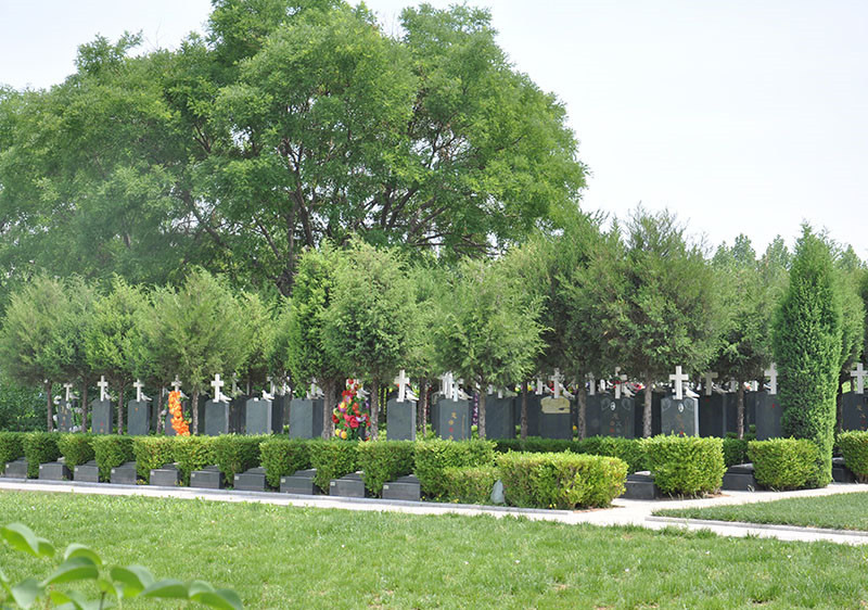 三河灵山宝塔陵园锡安园墓型实景拍摄