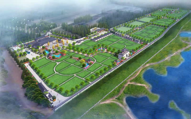 涿州卧龙公墓规划图
