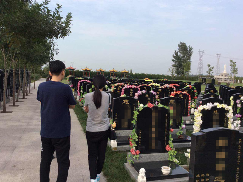 涿州万佛园公墓墓型实景拍摄