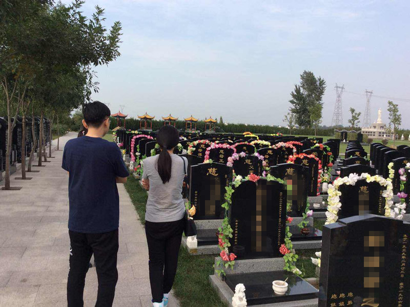 涿州万佛园公墓墓型实景拍摄