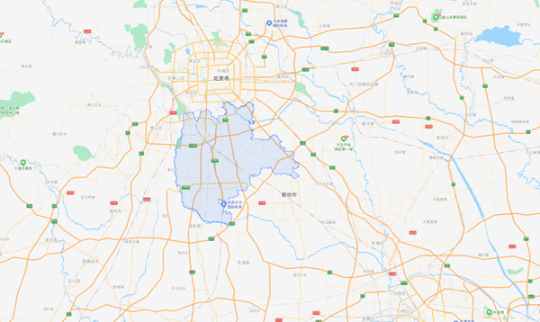 北京大兴地图