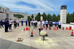 顺义区殡仪馆组织全体职工参加消防灭火演练活动