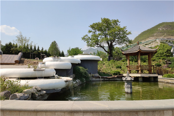 桃峰陵园水系景观