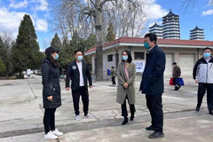 北京市社会工委市民政局执法监察大队政委到潮白陵园检查公墓情况并指导清明