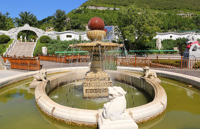 桃峰陵园园区水系