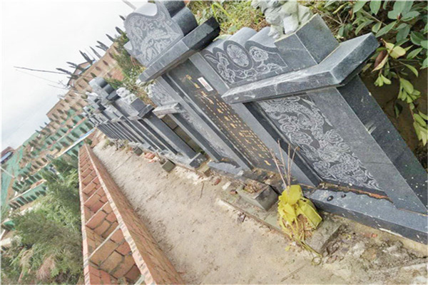 观音阁公墓景观图