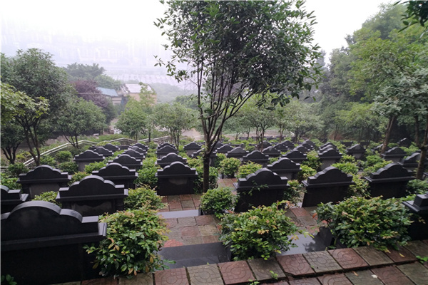 四公里公墓景观图
