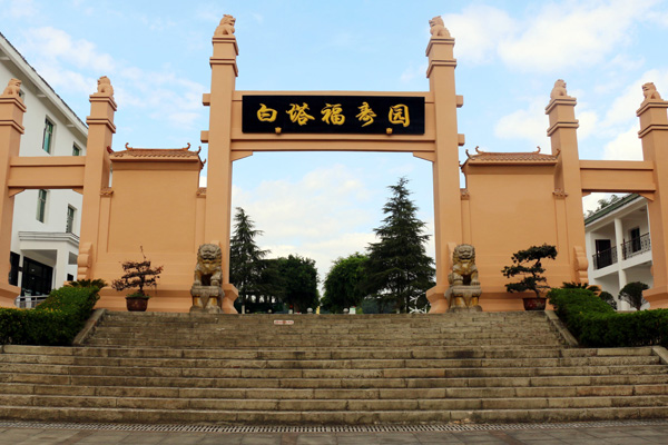 白塔园景观图