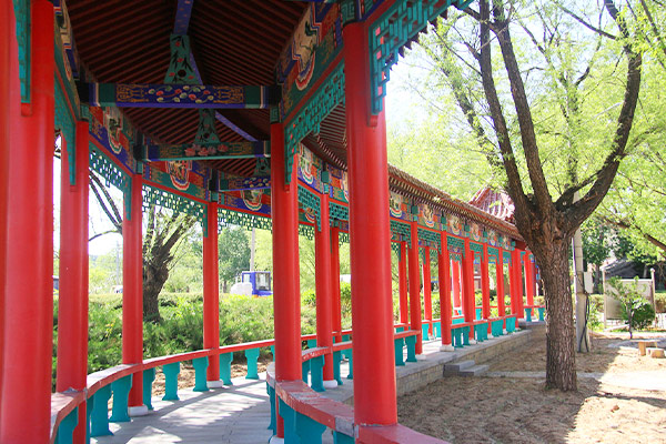 福安园公墓景观图