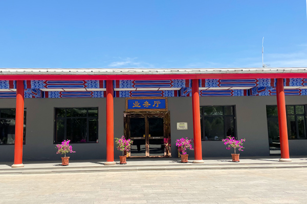 灵山宝塔陵园景观图