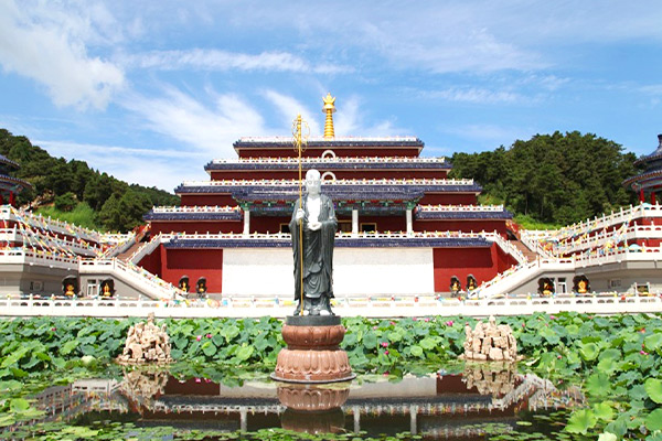 清东陵万佛园景观图