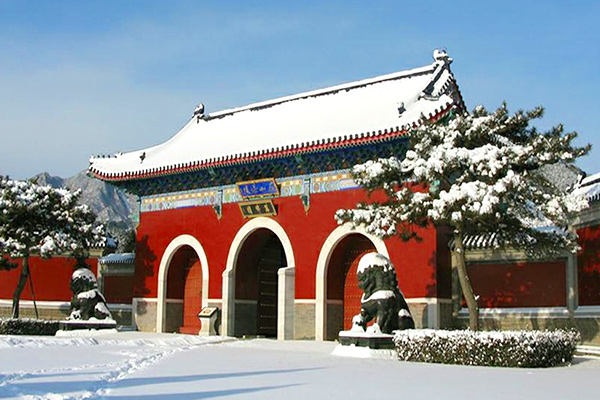 清东陵万佛园景观图