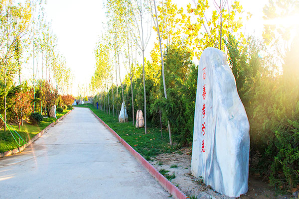 卧龙公墓景观图