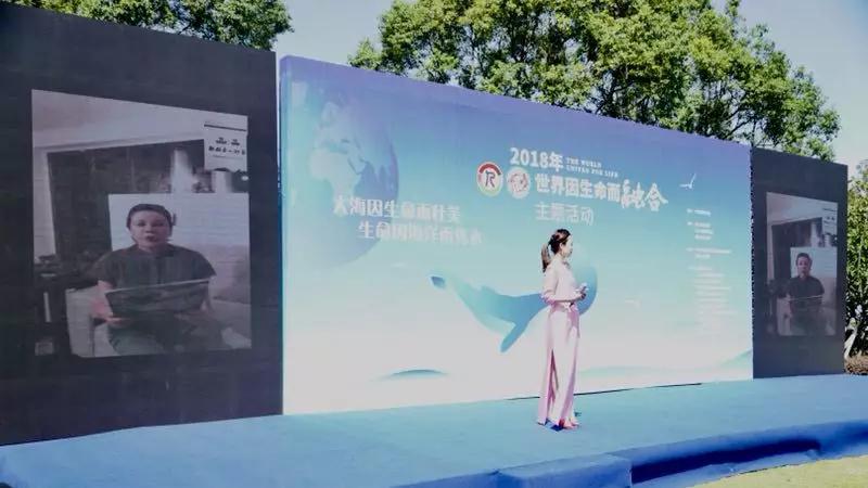 播放特蕾莎女士的致辞视频.jpg