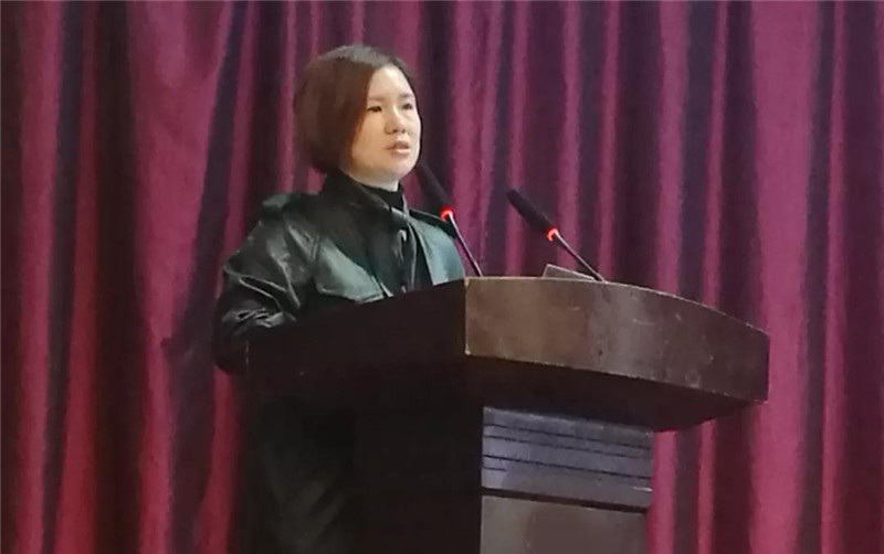 湖南省盛兰联创建筑设计有限公司创始人李爱兰发言
