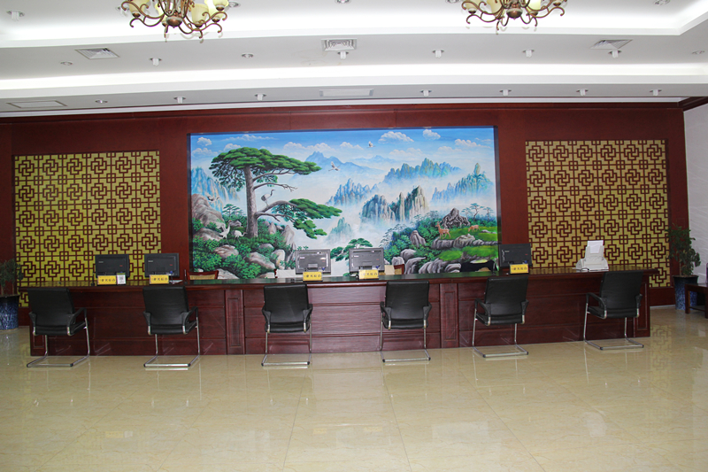 灵山宝塔陵园业务厅