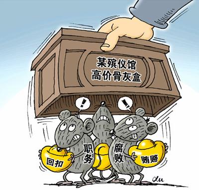 丧葬领域腐败
