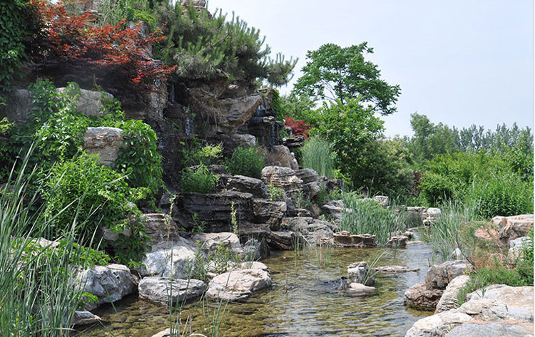 灵山宝塔陵园景观图