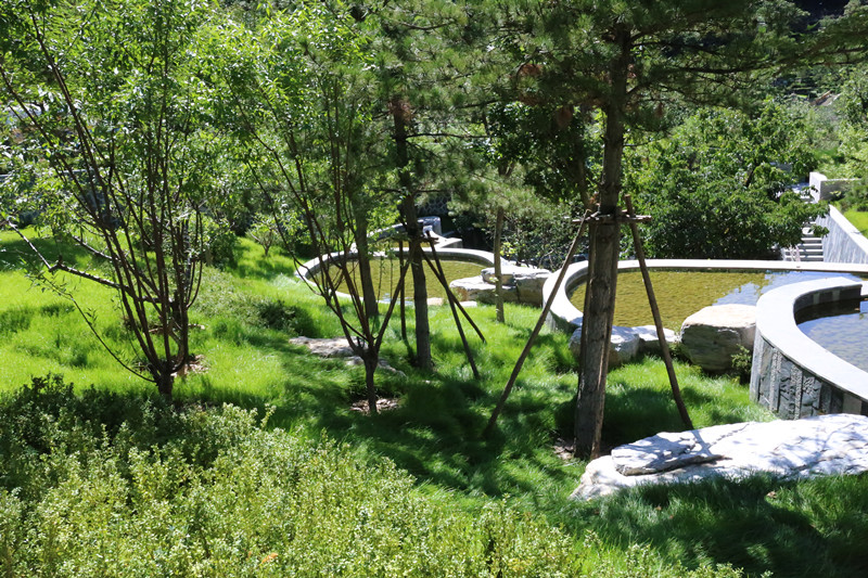 北京九公山长城纪念林景观图