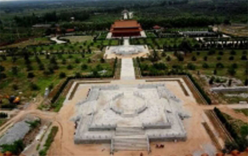 皇家龙山陵园地形图