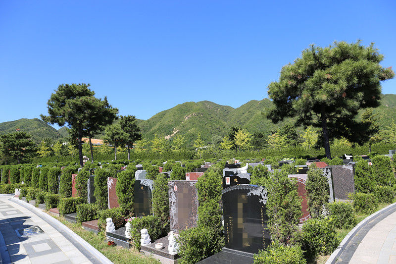 昌平天寿陵园墓地景观图