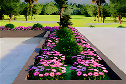 廊坊固安施孝园公墓放生池花坛葬赠送降解骨灰坛,包含刻字仅5600元