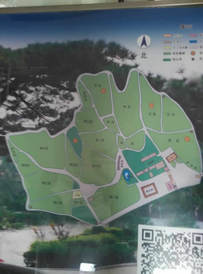 海淀区温泉墓园规划图