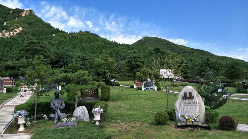 天寿陵园实景拍摄