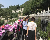 十三陵陵园中选择墓地