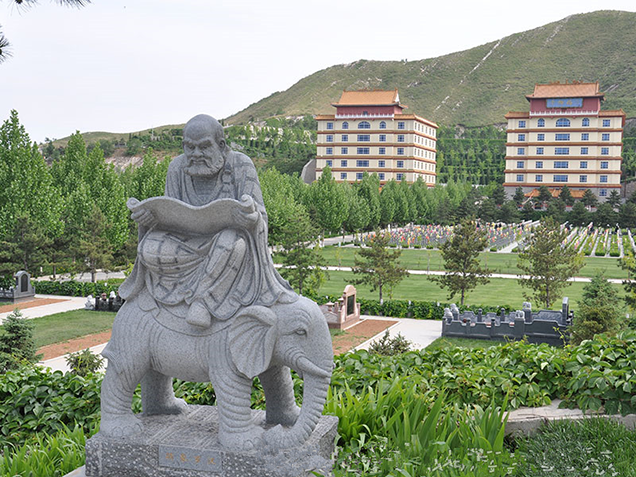 三河灵山宝塔陵园景观