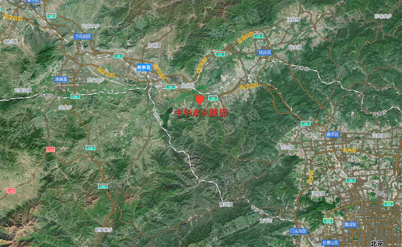  中华永久陵园风水图