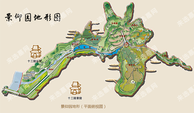 北京市昌平区景仰园位置图
