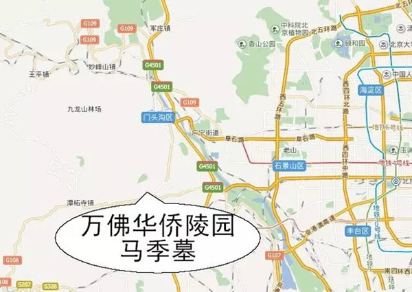 北京市门头沟万佛华侨陵园马季墓