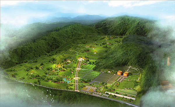 陵园全景