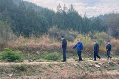 顺义区委社会工委、区民政局领导二十大期间到殡仪馆检查山林防火工作