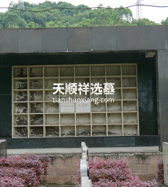 龙台山壁葬墓碑