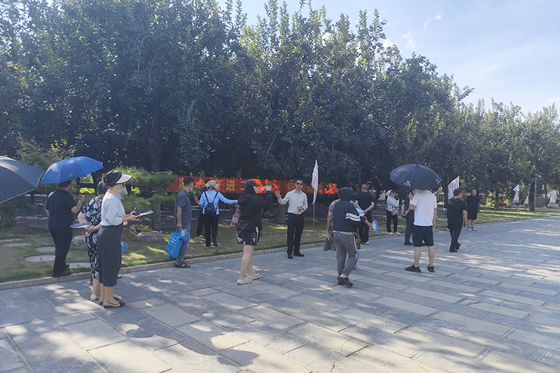 赴中原文化艺术陵园交流学习