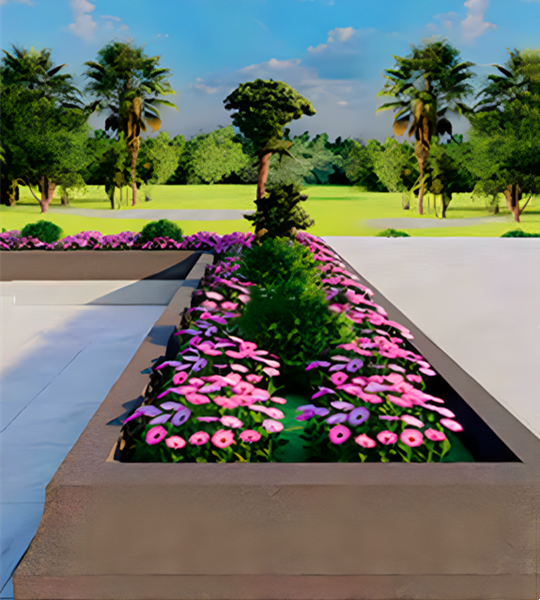 放生池花坛葬 放生池花坛葬