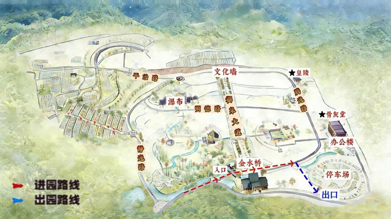 祭扫路线 祭扫路线