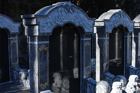 北京东侧三河市的灵山宝塔陵园福泽园区：东六C区32800元立碑,性价比之选