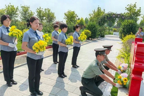 文安清颐园公墓安葬告别仪式