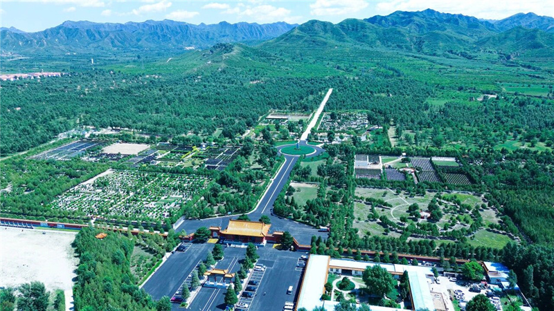 陵园航拍图 陵园航拍图