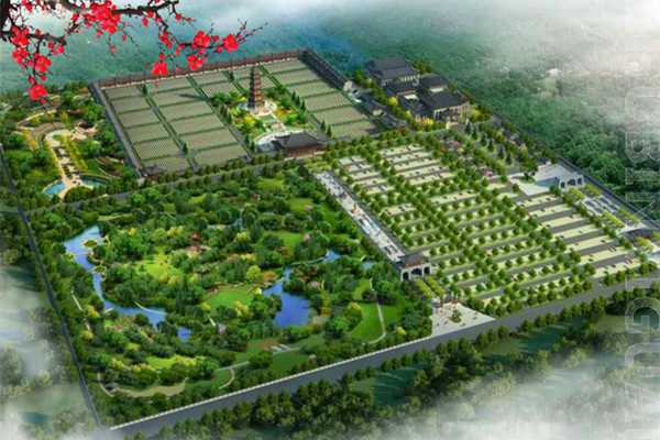 沣都苑生命纪念园景观图