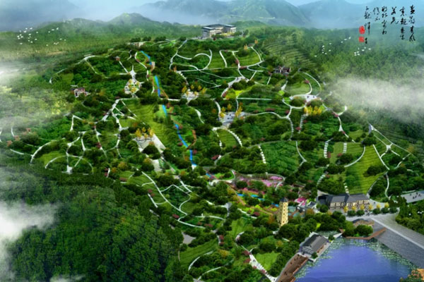 永寿县美林纪念园景观图