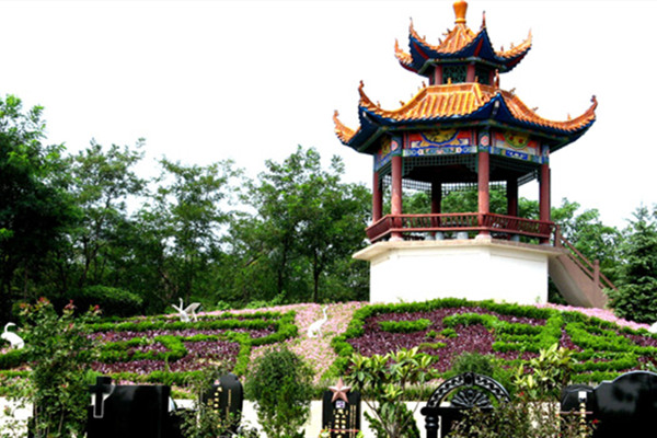 云鹤生态陵园景观图