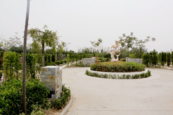 黄河北邙陵园景观图